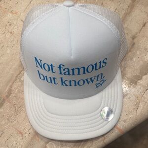 Brand New Unisex White Mesh Trucker Hat